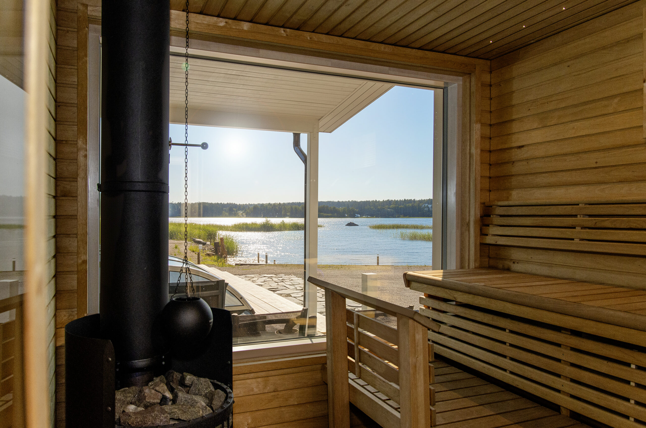 Merimaisema villa Bastun saunaosastolta